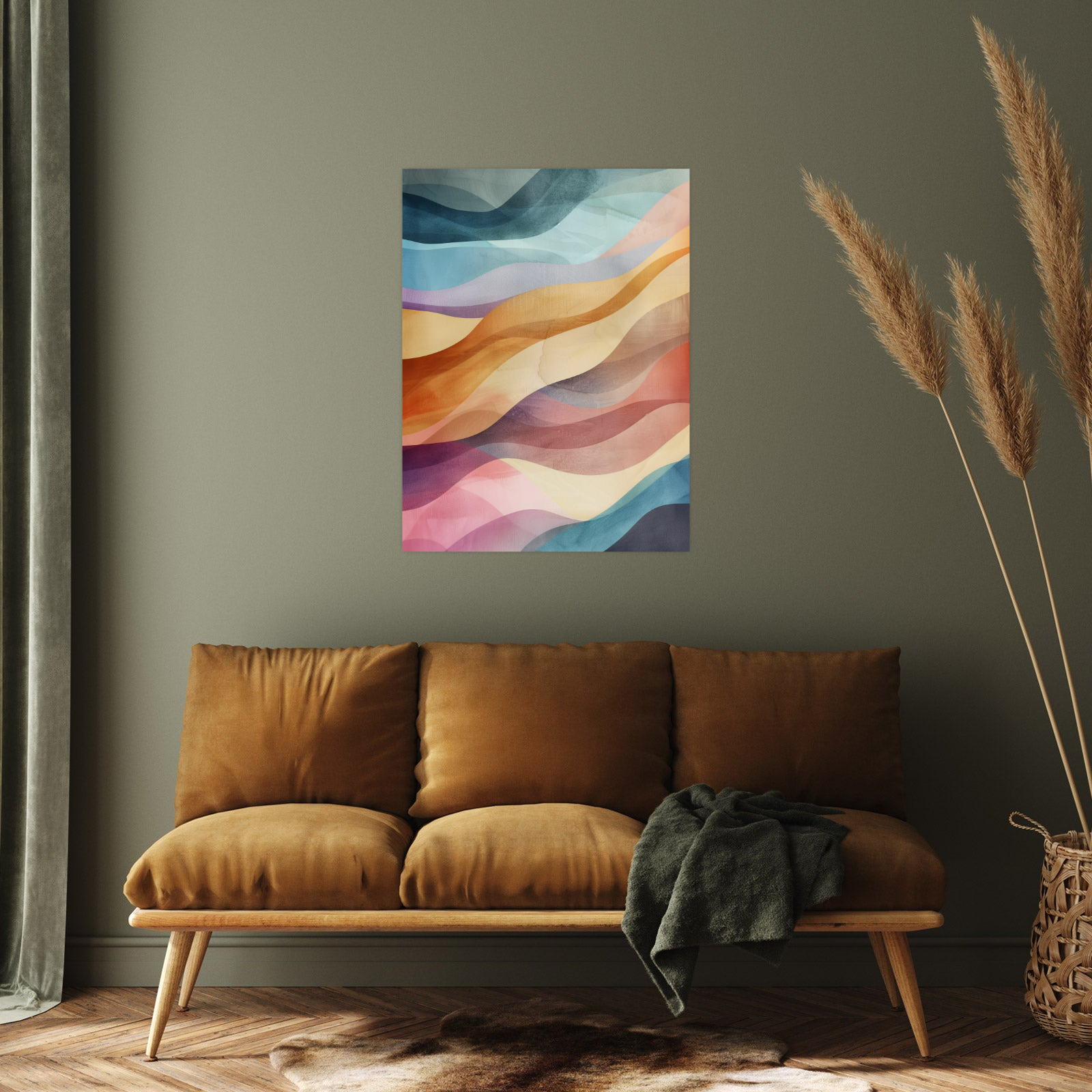 Umetnička slika ​Rapsodija Boja na platnu - NS Canvas Shop