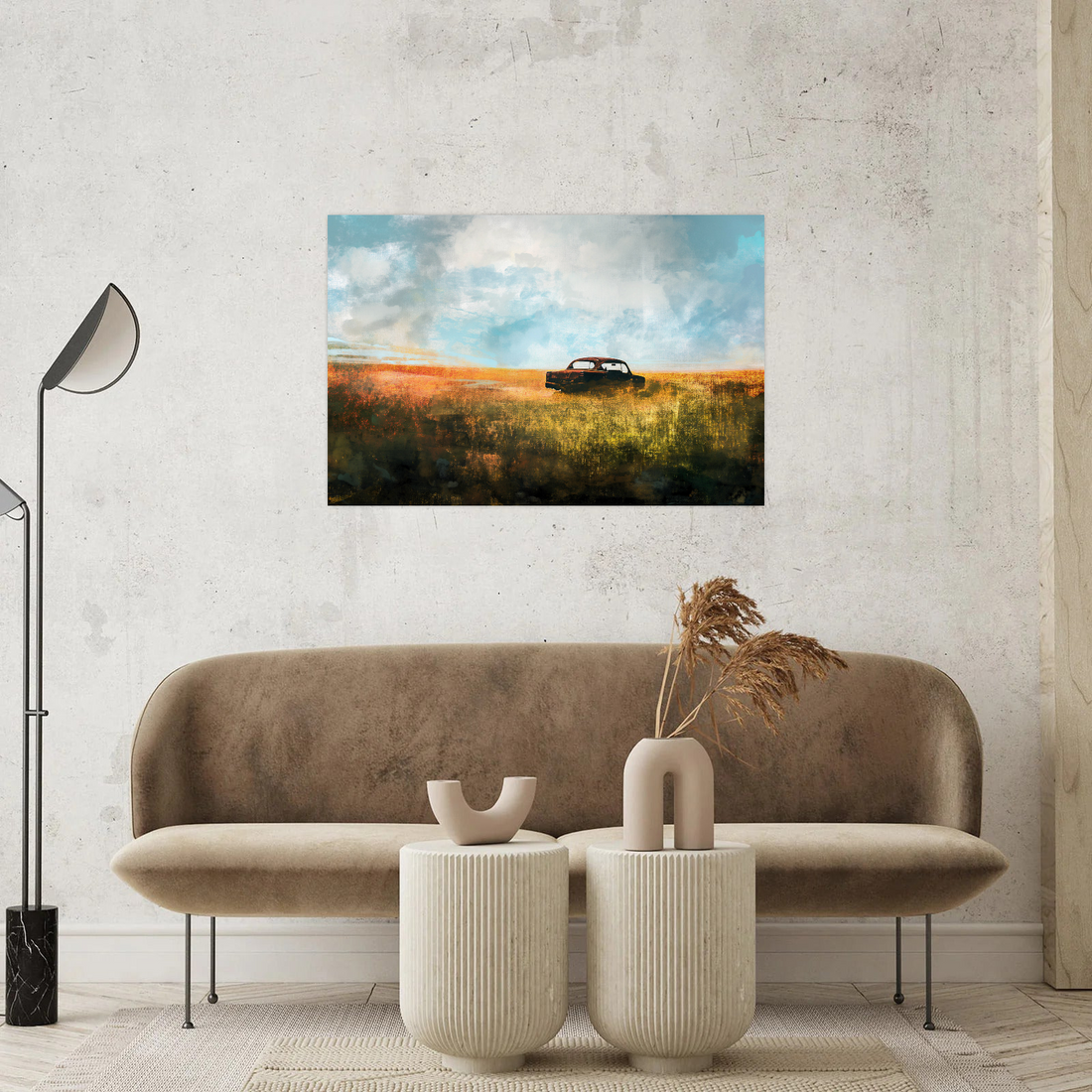 Umetnička slika ​Ravnica na platnu - NS Canvas Shop