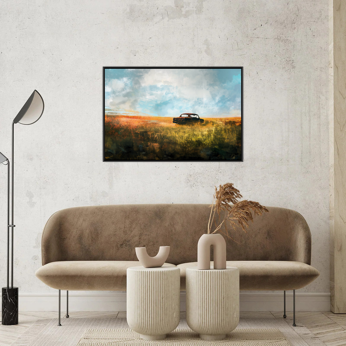 Umetnička slika ​Ravnica na platnu - NS Canvas Shop