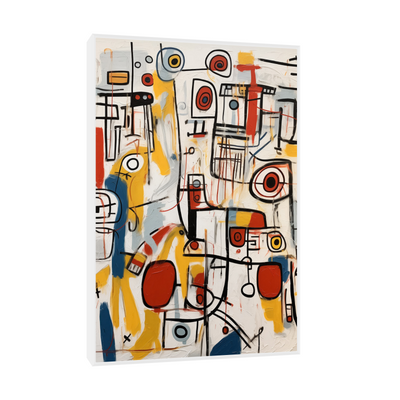 Umetnička slika ​Oblici na platnu - NS Canvas Shop