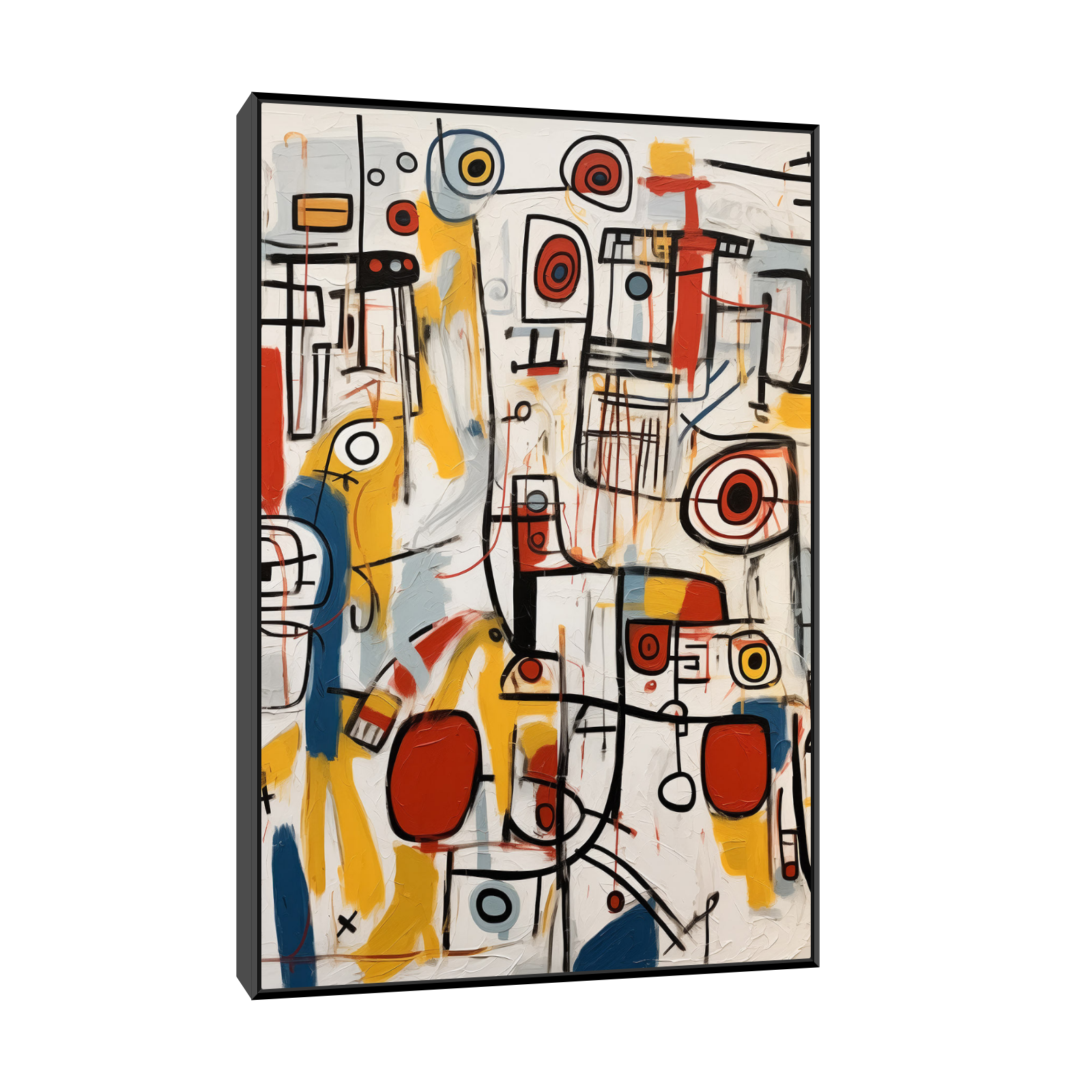 Umetnička slika ​Oblici na platnu - NS Canvas Shop