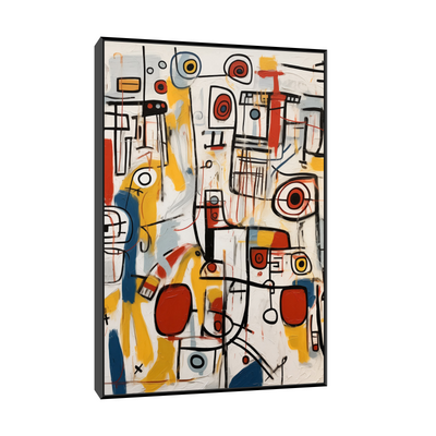 Umetnička slika ​Oblici na platnu - NS Canvas Shop