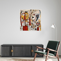 Umetnička slika ​Razlivene Misli na platnu - NS Canvas Shop