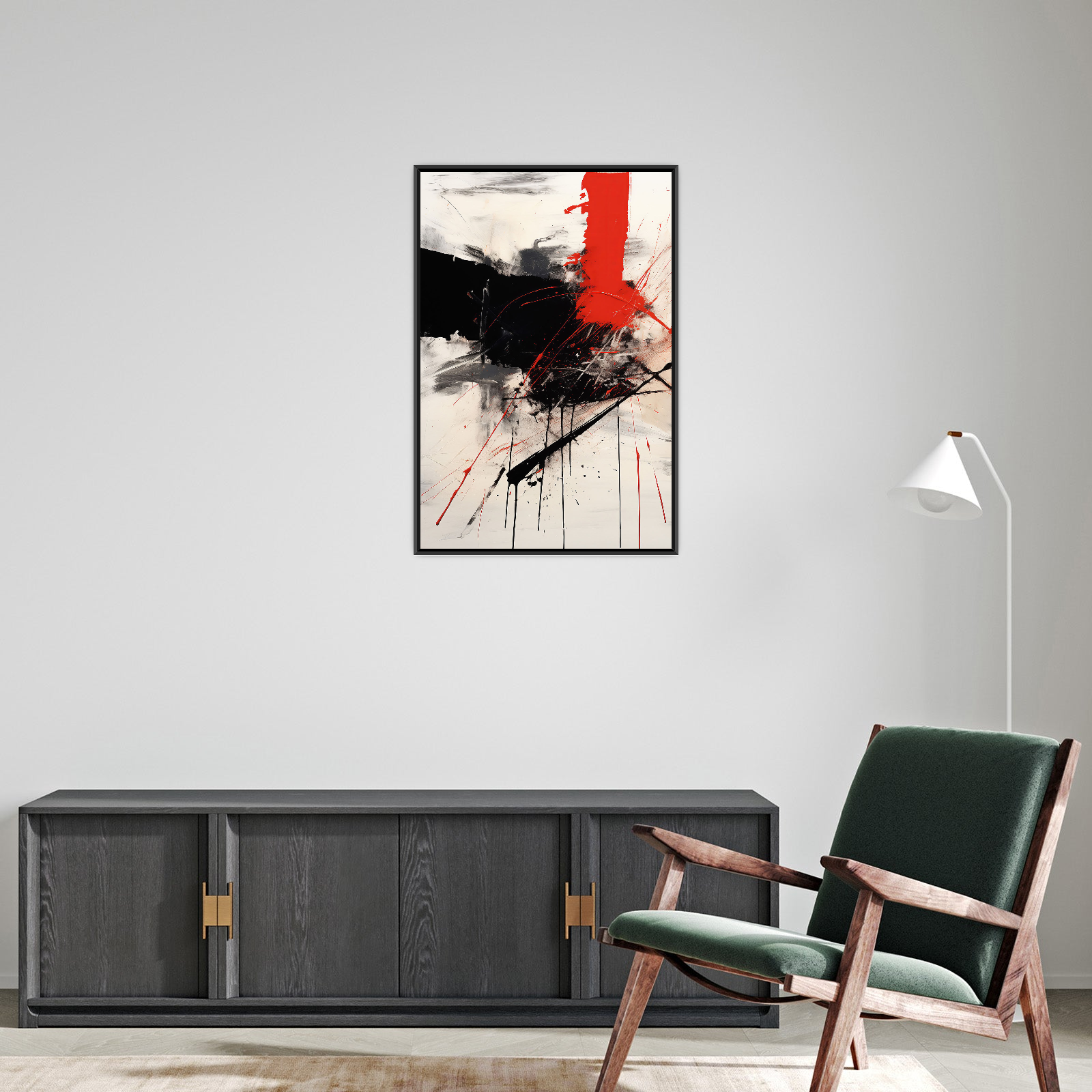 Umetnička slika ​Red passion na platnu - NS Canvas Shop