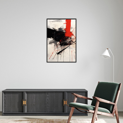 Umetnička slika ​Red passion na platnu - NS Canvas Shop