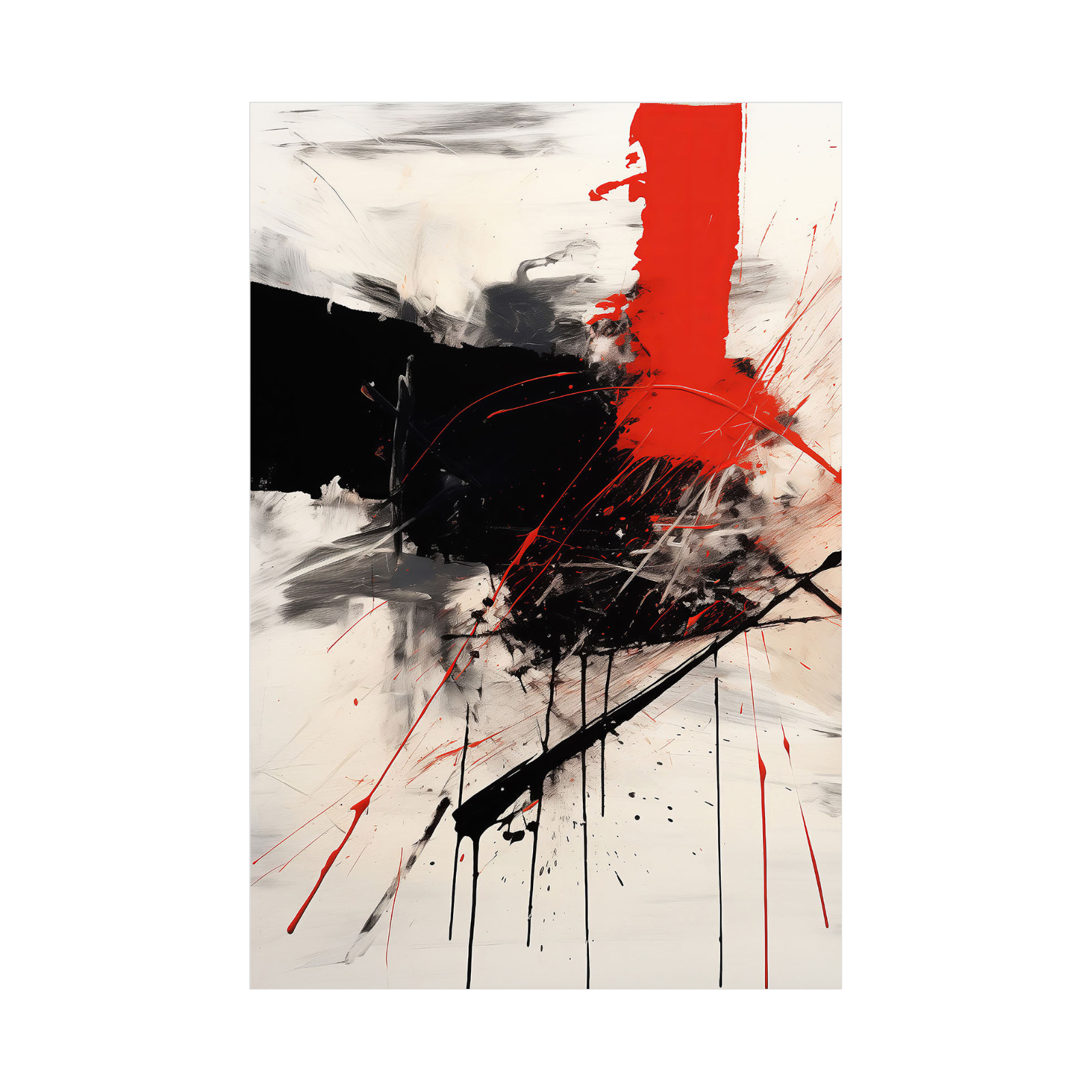 Umetnička slika ​Red passion na platnu - NS Canvas Shop