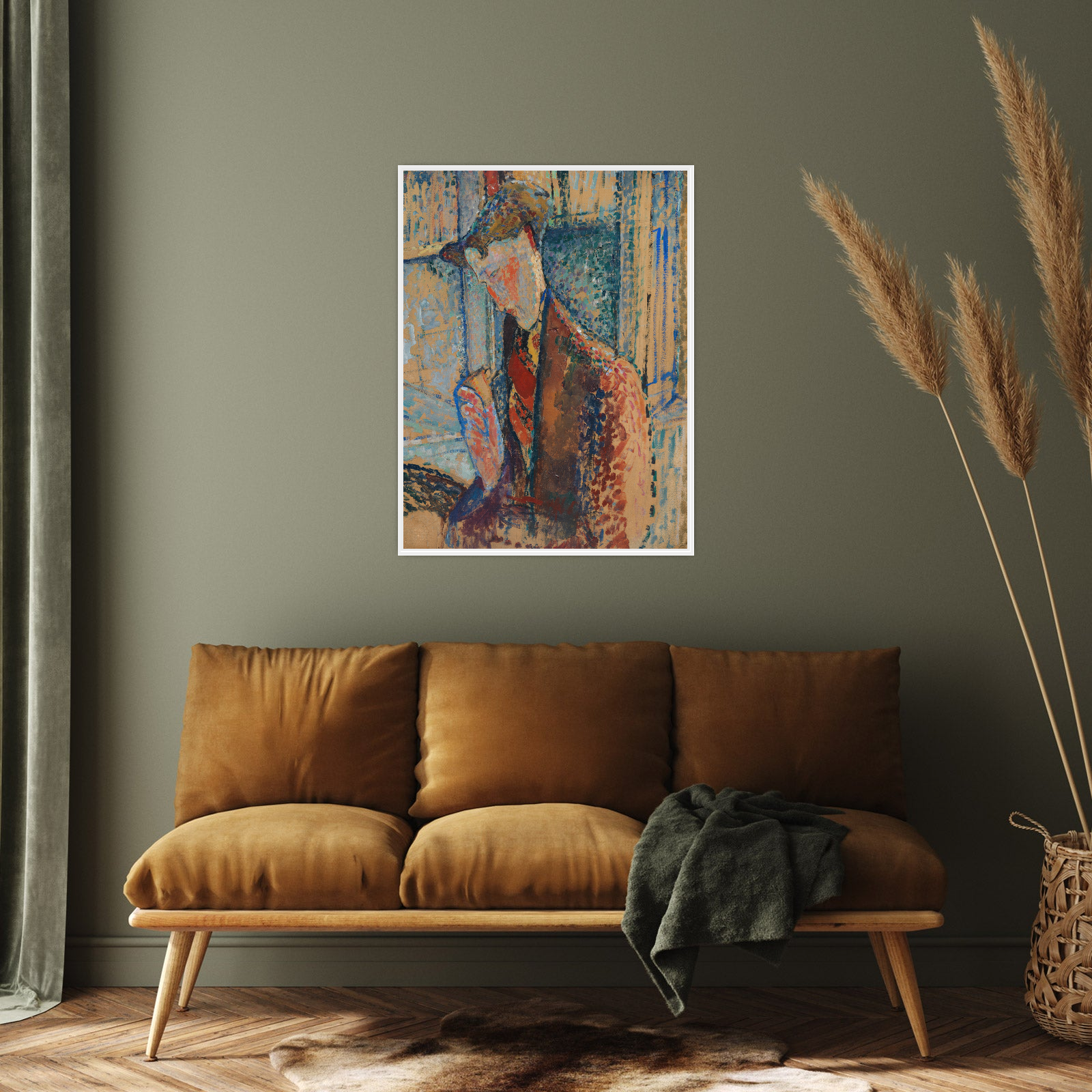 Umetnička slika ​Reverie, Amedeo Modigliani na platnu - NS Canvas Shop