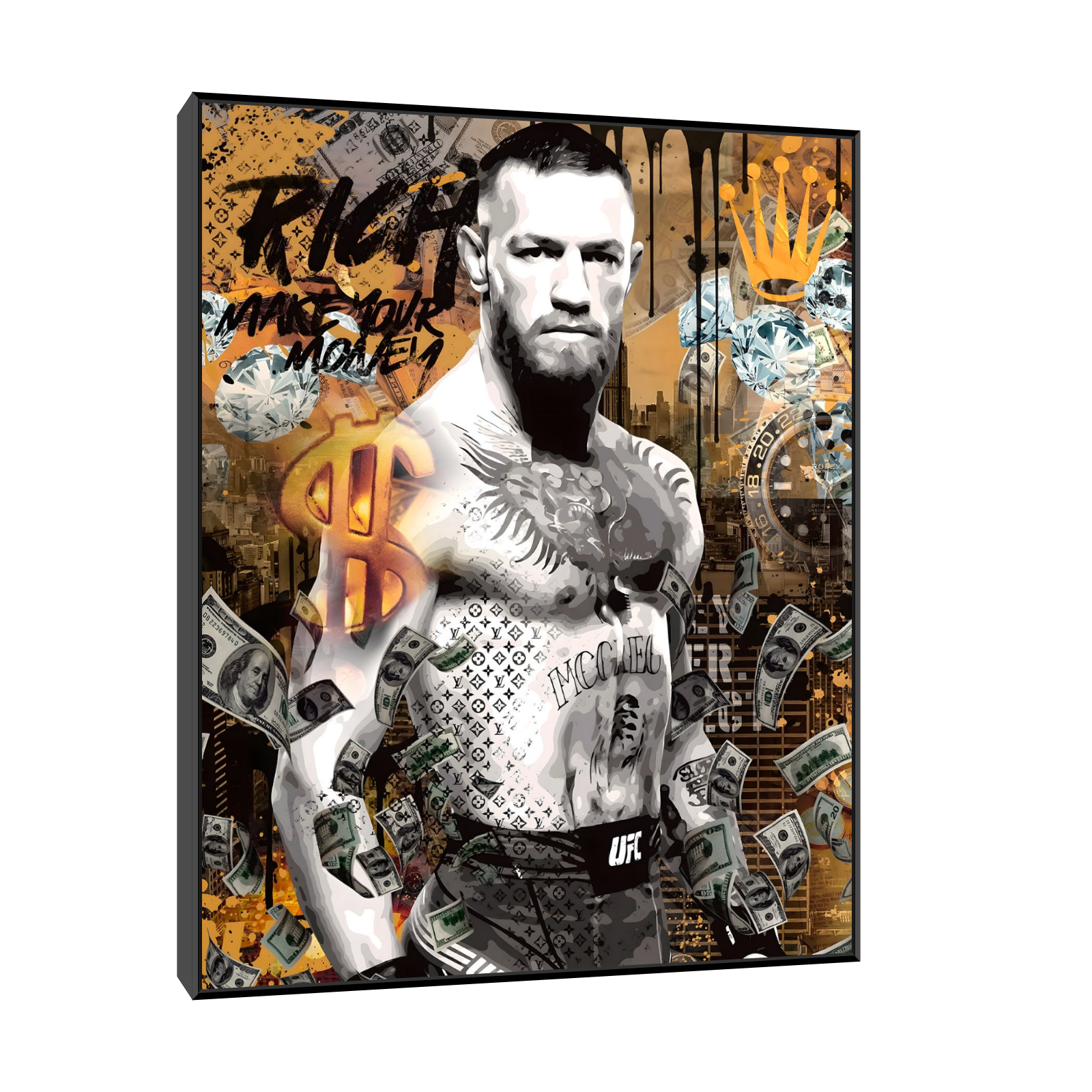 Rich Fighter – Pop Art Motivacija i Luksuz