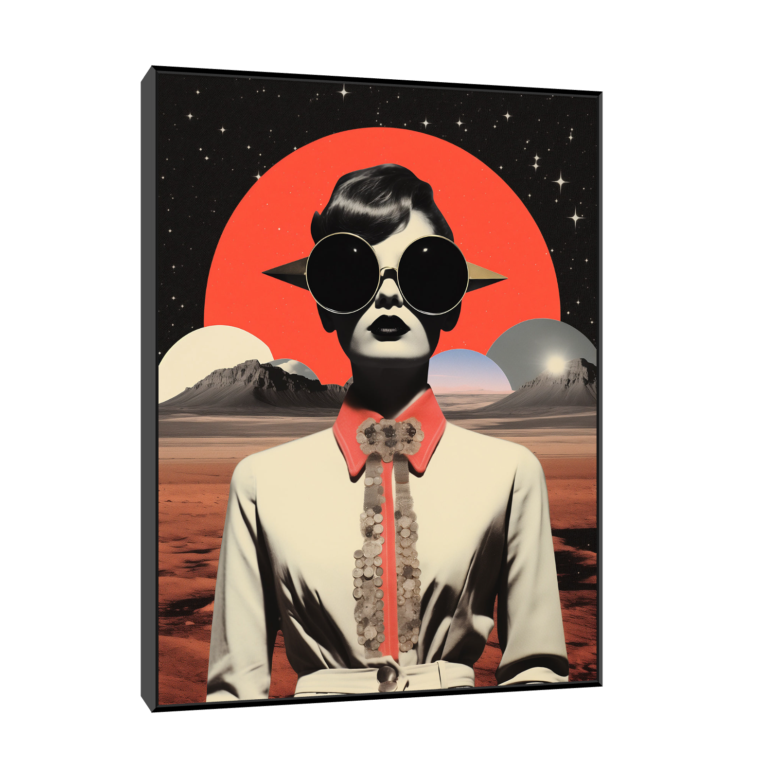 Umetnička slika ​Right at you na platnu - NS Canvas Shop