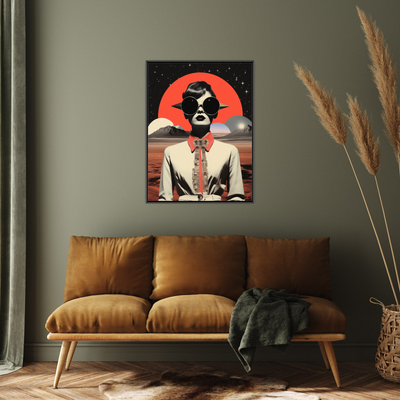 Umetnička slika ​Right at you na platnu - NS Canvas Shop