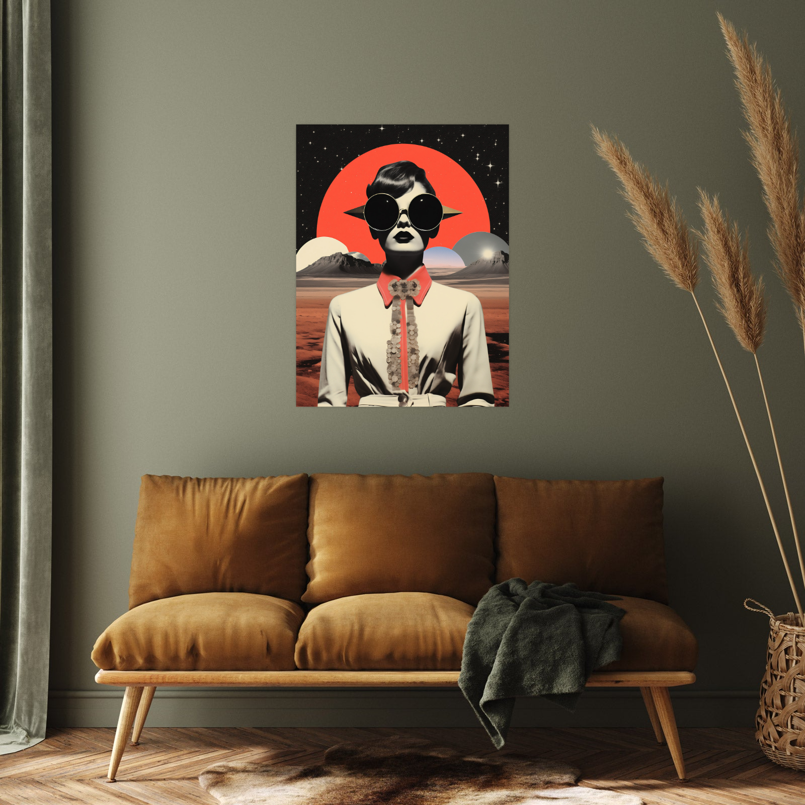 Umetnička slika ​Right at you na platnu - NS Canvas Shop