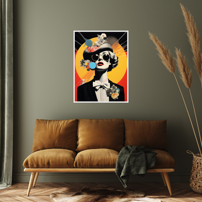 Umetnička slika ​Right at you II na platnu - NS Canvas Shop