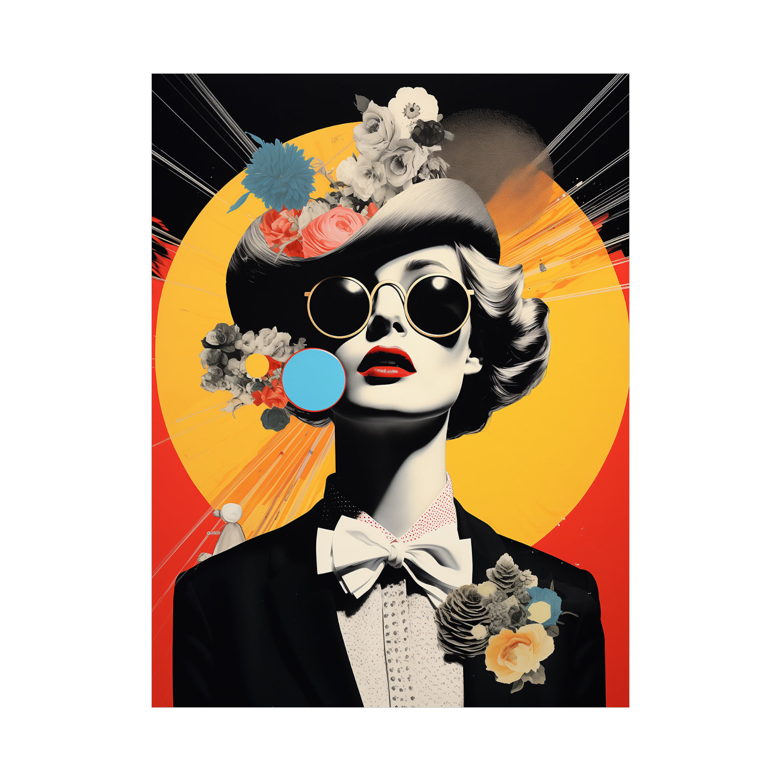 Umetnička slika ​Right at you II na platnu - NS Canvas Shop