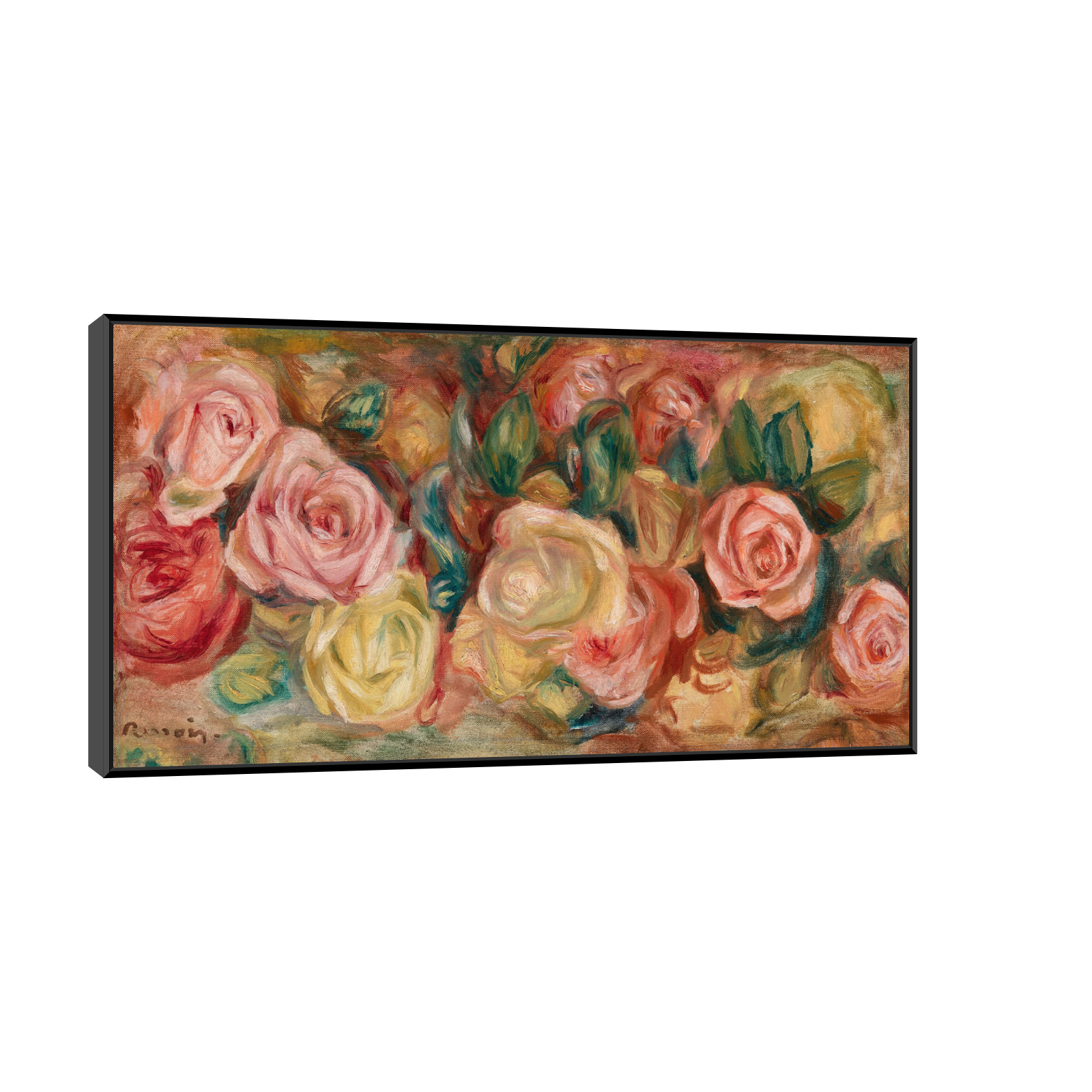 Umetnička slika ​Roses, Pierre-Auguste Renoir na platnu - NS Canvas Shop