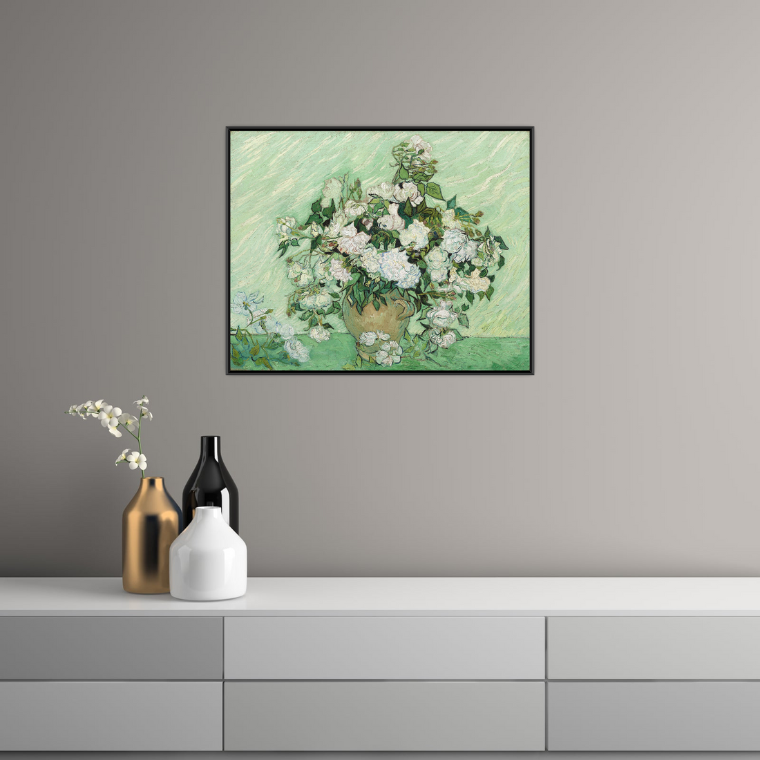 Umetnička slika ​Roses, Vincent van Gogh na platnu - NS Canvas Shop