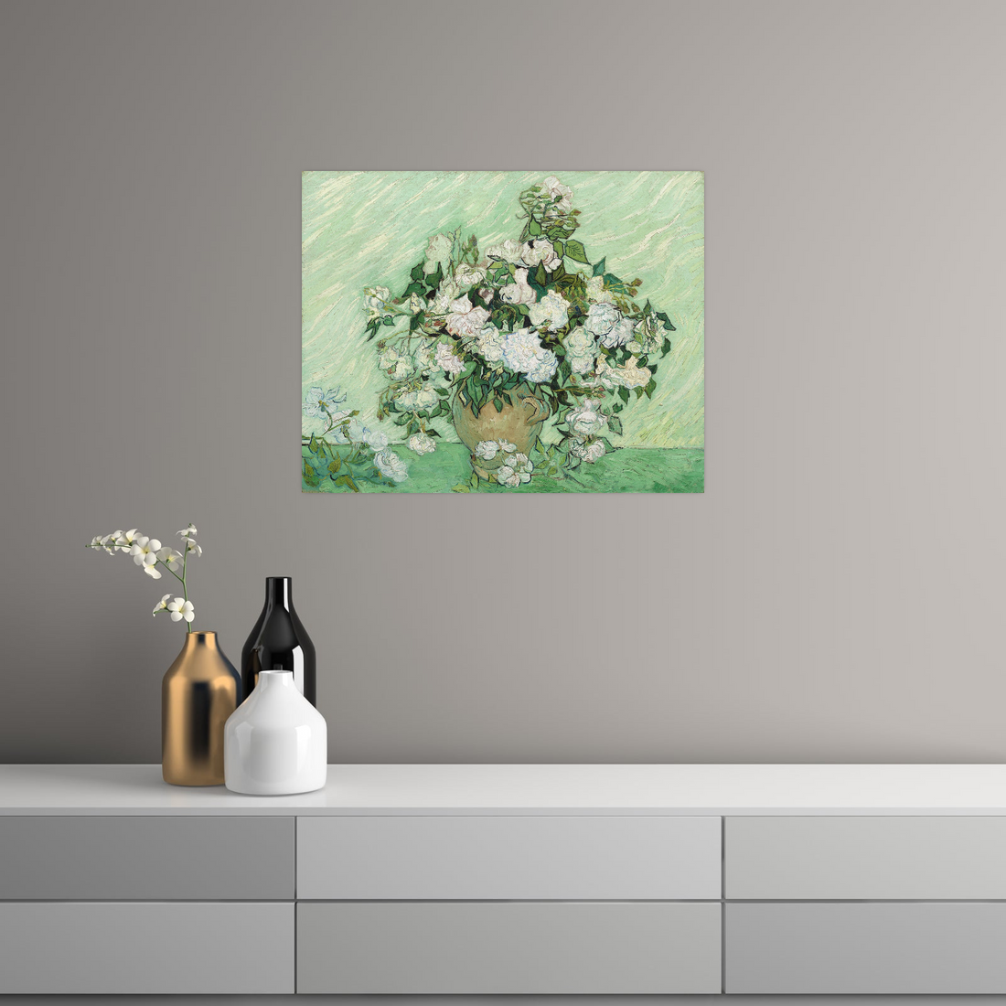 Umetnička slika ​Roses, Vincent van Gogh na platnu - NS Canvas Shop