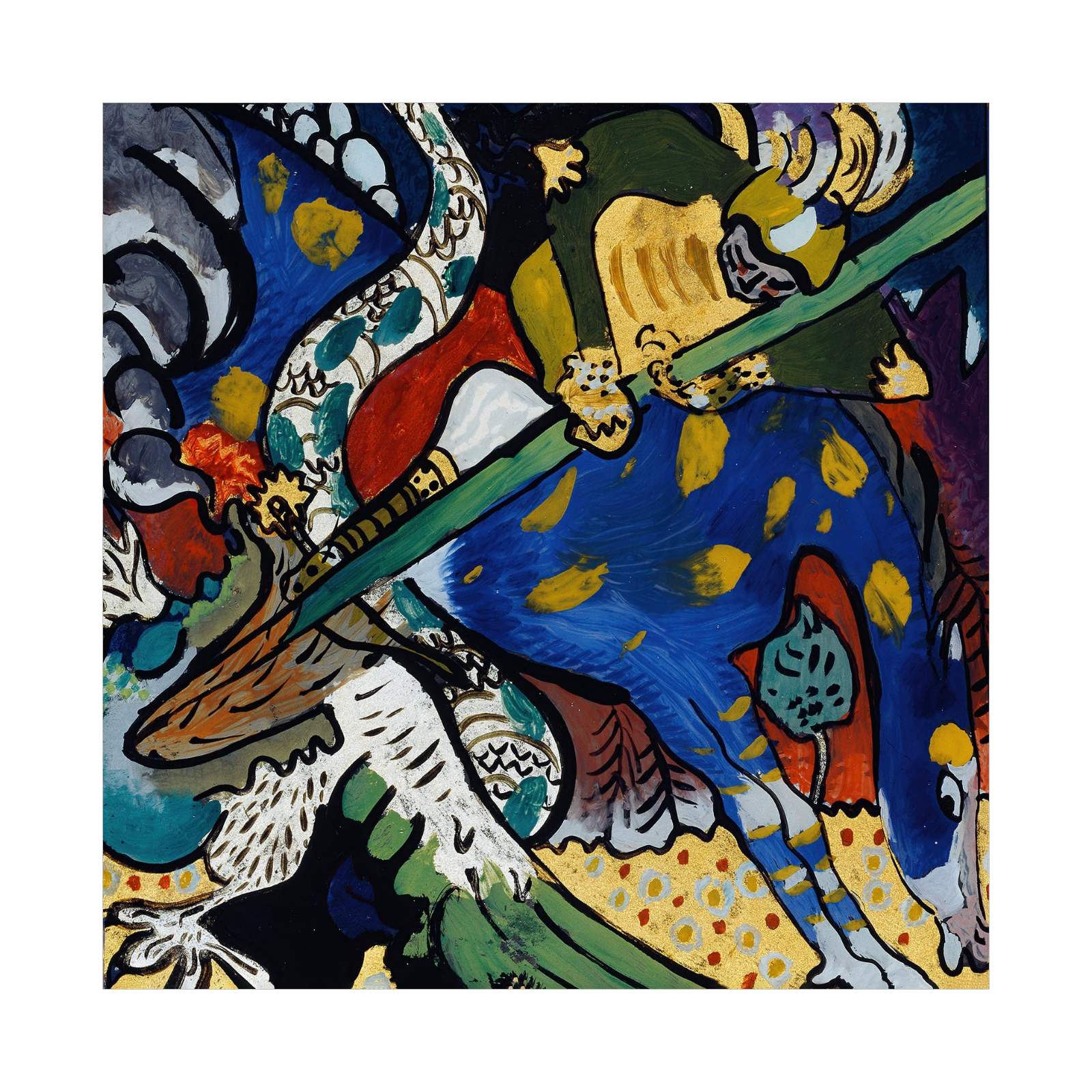 Umetnička slika ​Saint George I, Wassily Kandinsky na platnu - NS Canvas Shop