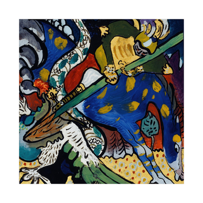 Umetnička slika ​Saint George I, Wassily Kandinsky na platnu - NS Canvas Shop