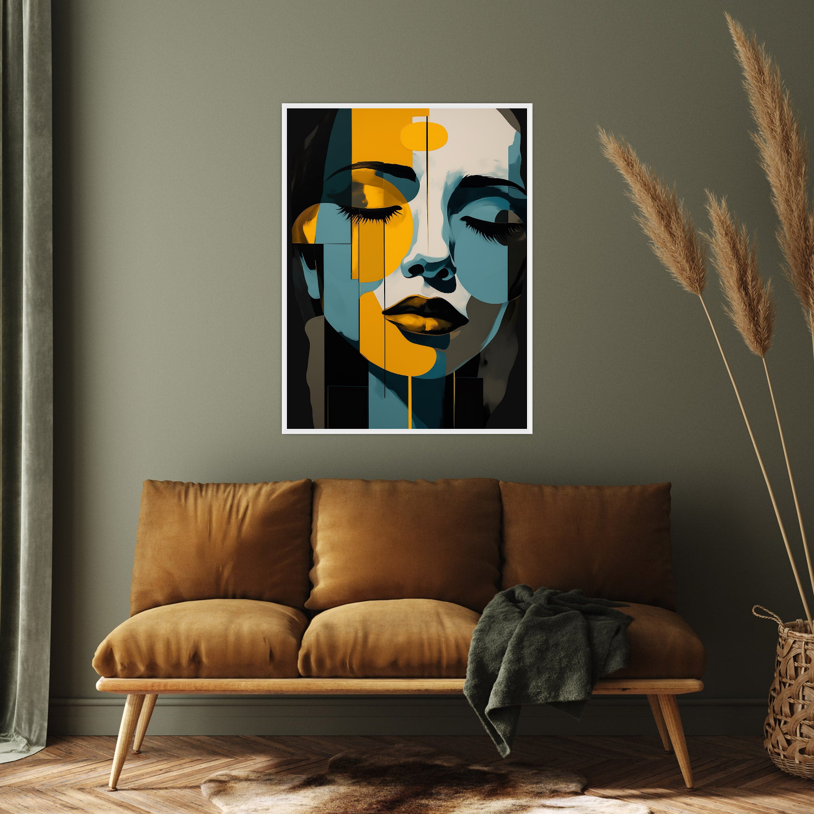 Umetnička slika ​Sanjivi pogled na platnu - NS Canvas Shop