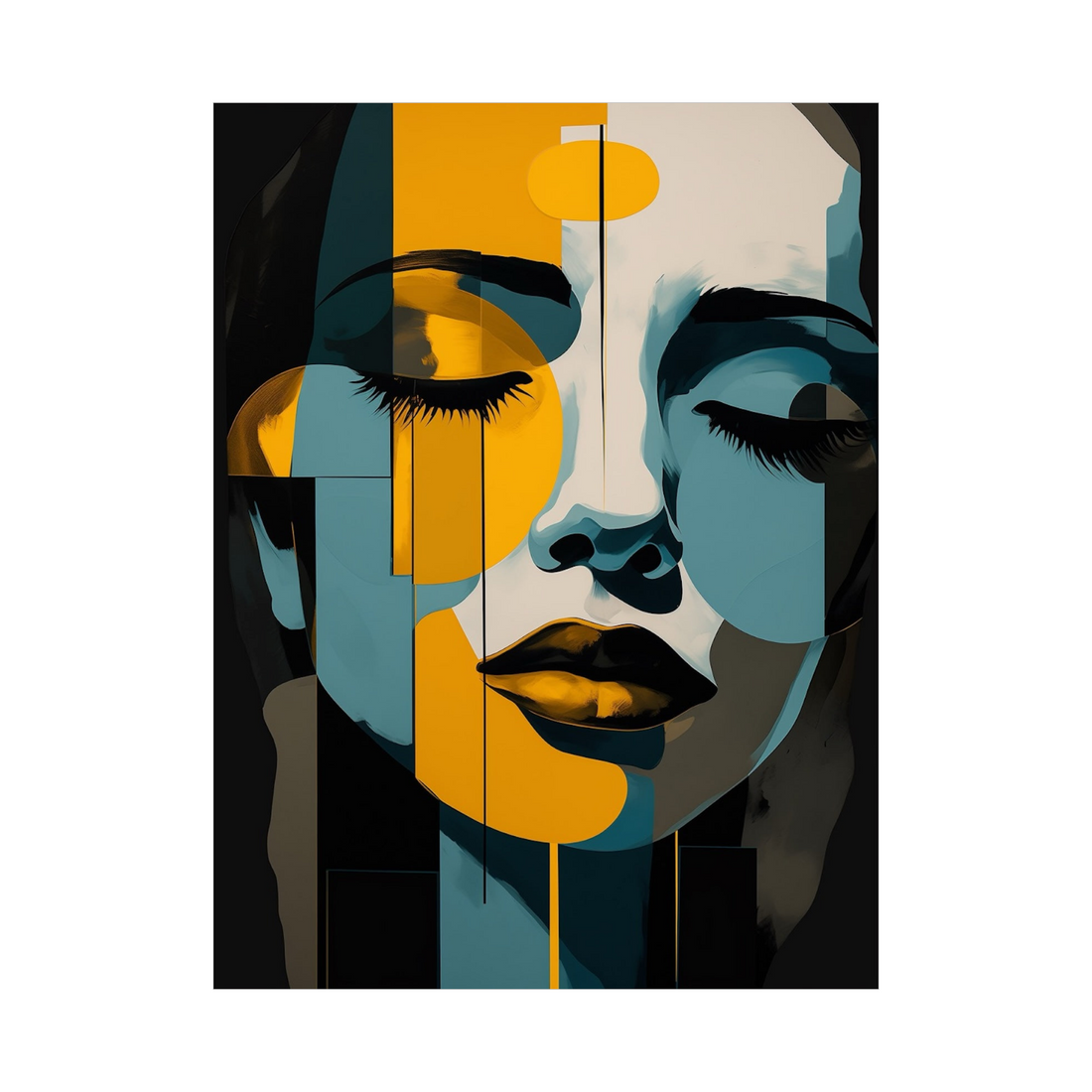 Umetnička slika ​Sanjivi pogled na platnu - NS Canvas Shop