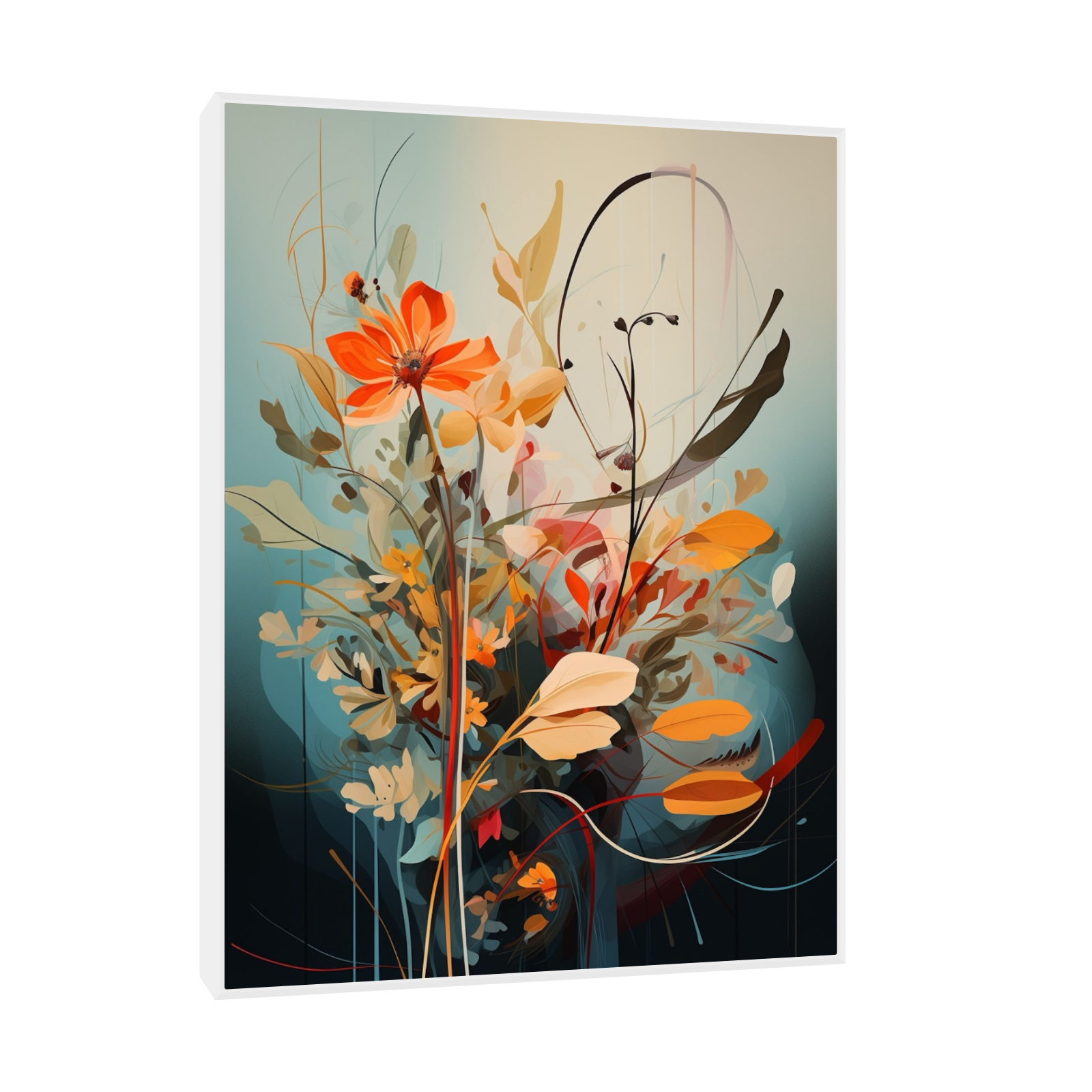 Umetnička slika ​Šareno cveće na platnu - NS Canvas Shop