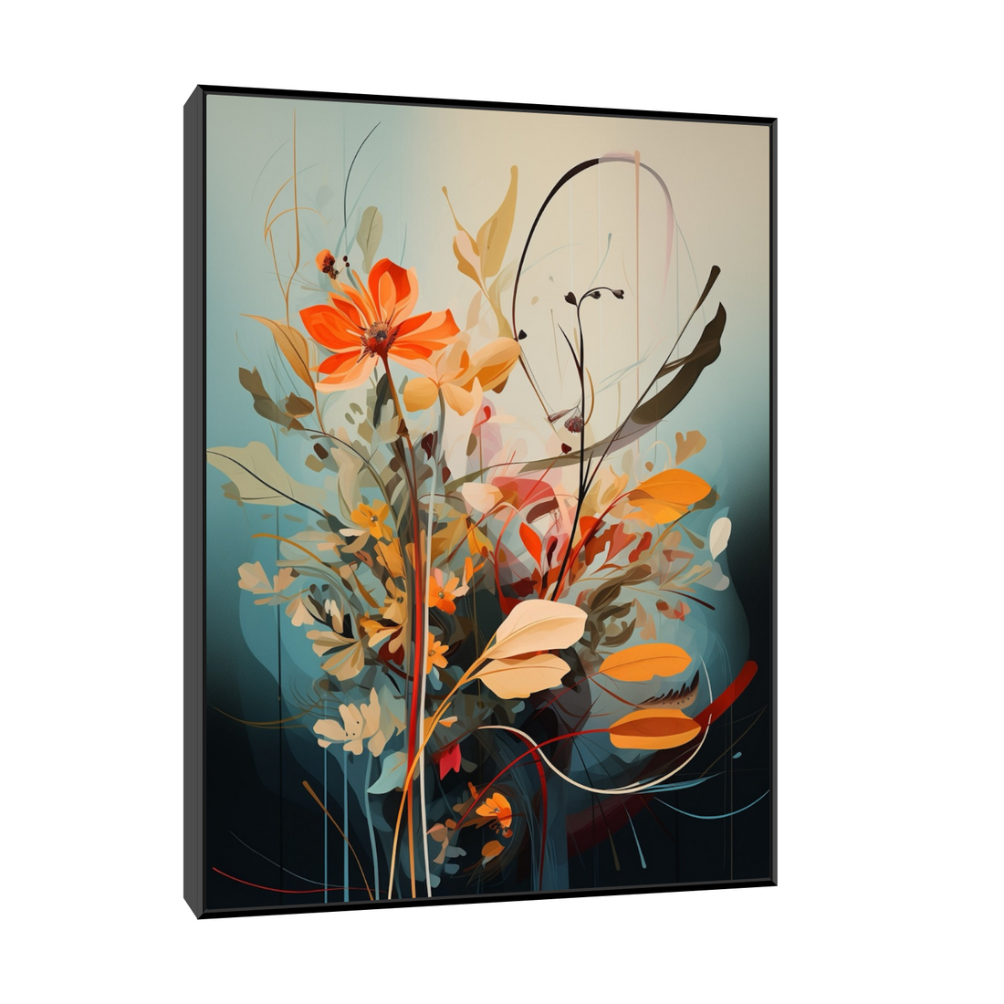 Umetnička slika ​Šareno cveće na platnu - NS Canvas Shop