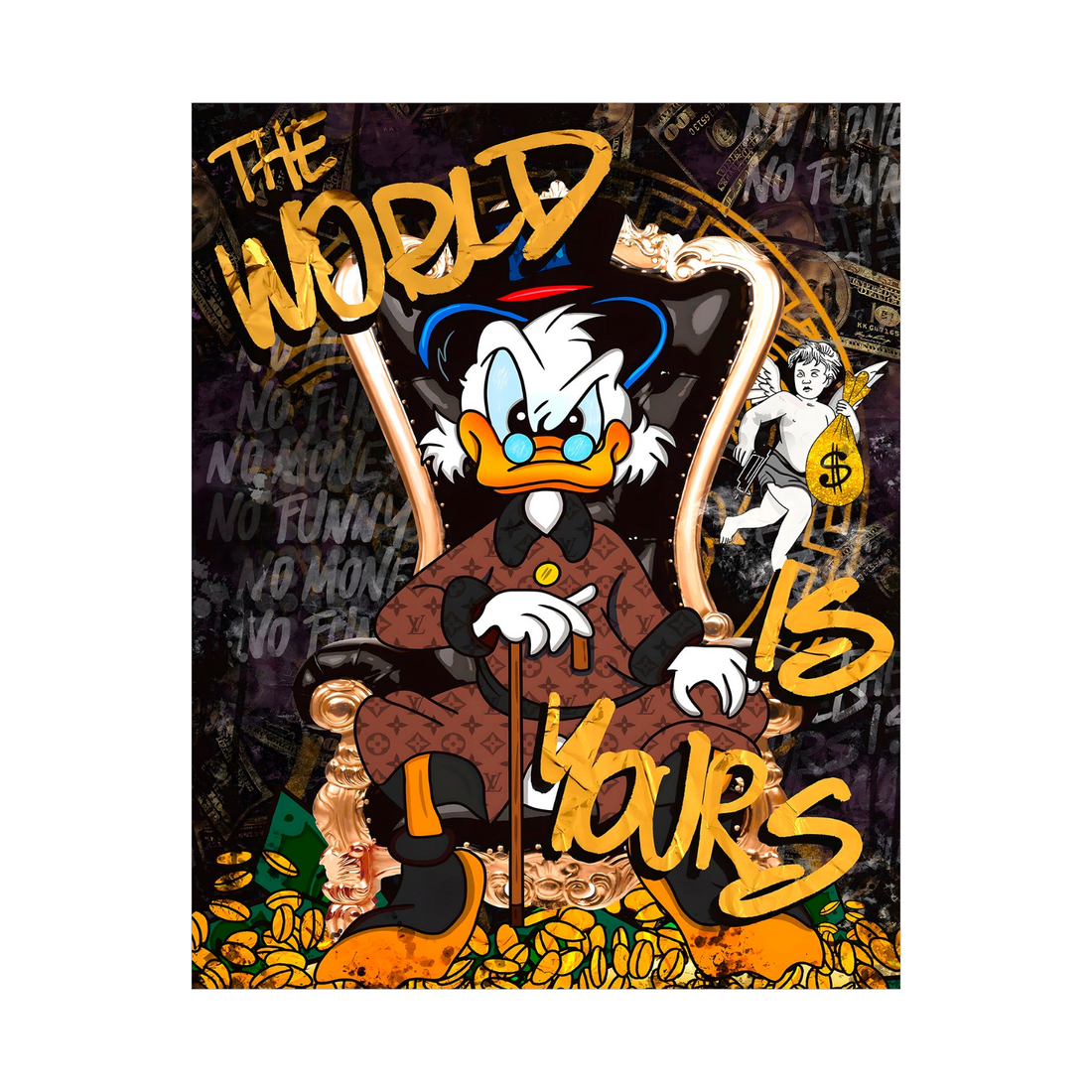 Scrooge McDuck – The World Is Yours Pop Art
