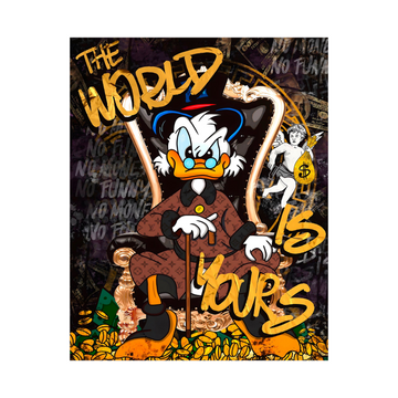Scrooge McDuck – The World Is Yours Pop Art