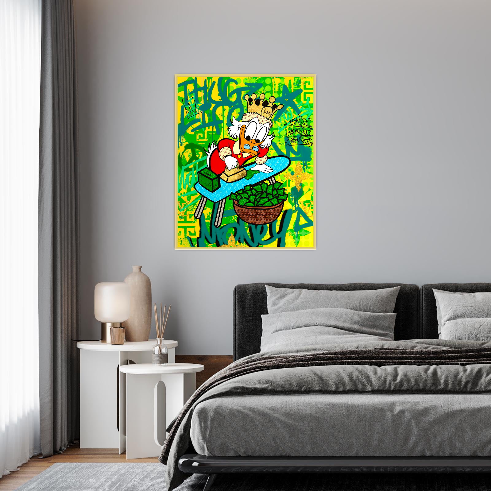 Scrooge McDuck – Thug Life Money Pop Art