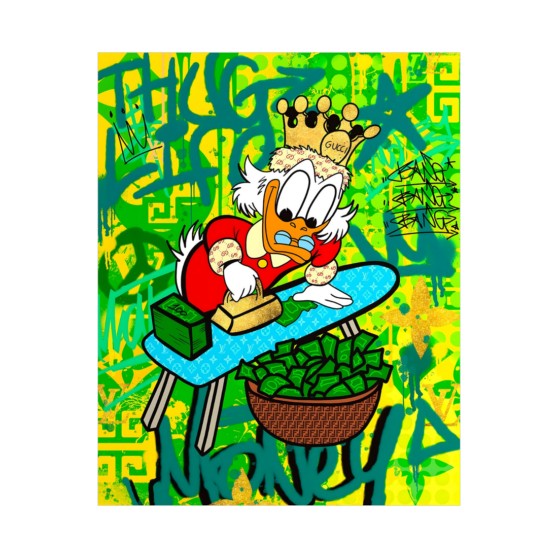 Scrooge McDuck – Thug Life Money Pop Art