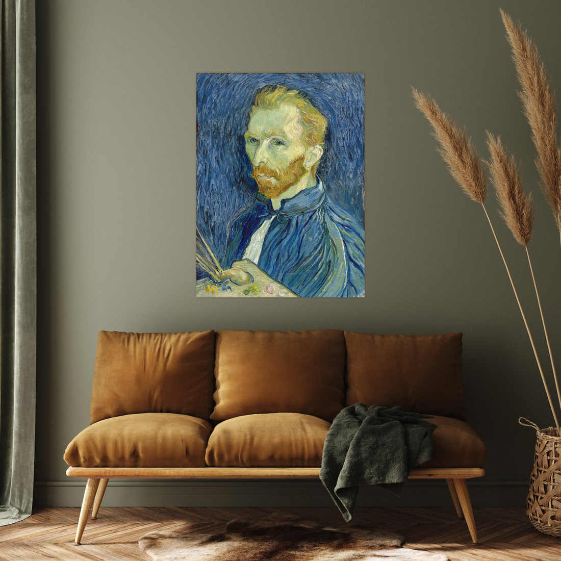 Umetnička slika ​Self-Portrait, Vincent van Gogh na platnu - NS Canvas Shop
