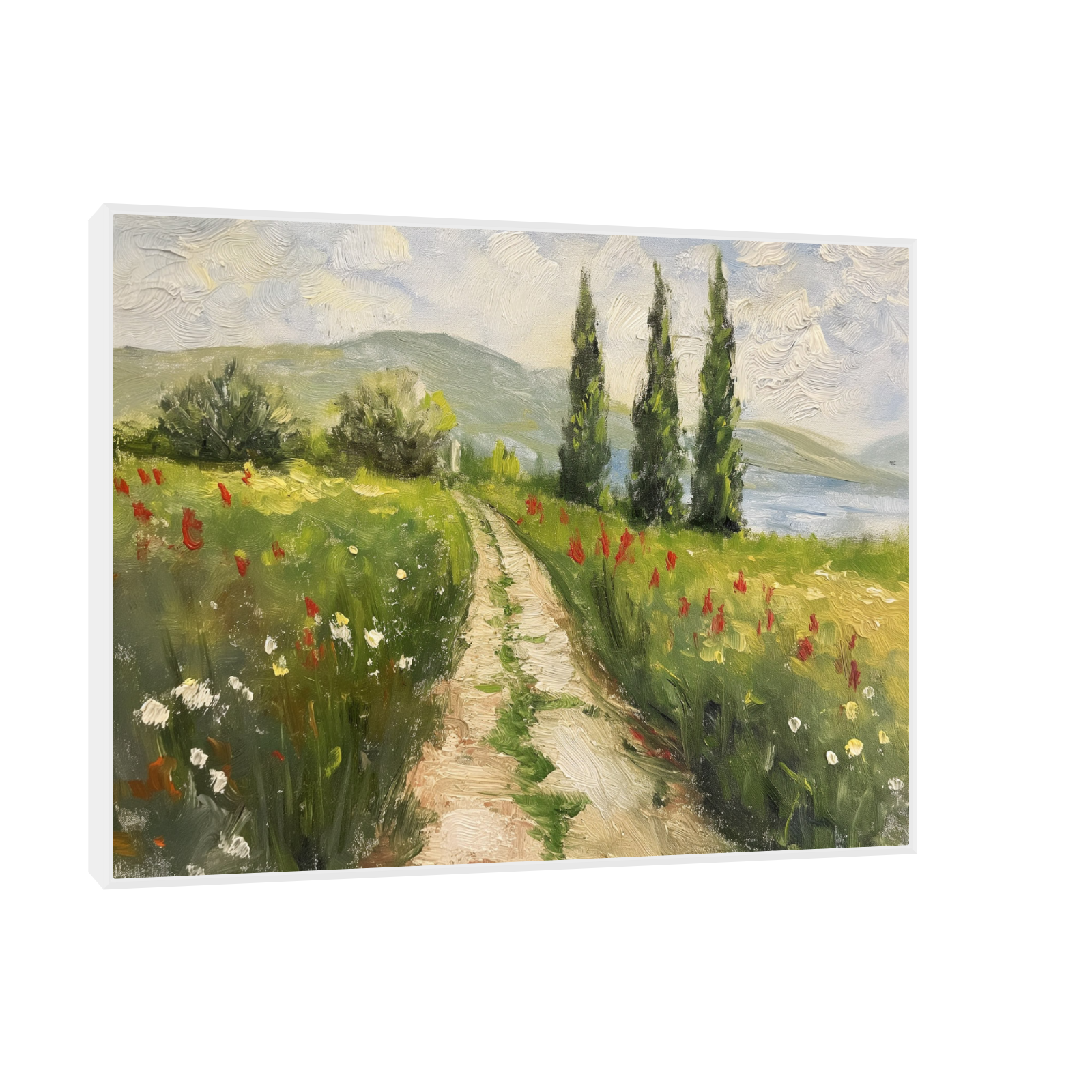 Umetnička slika ​Seoski put na platnu - NS Canvas Shop