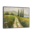 Umetnička slika ​Seoski put na platnu - NS Canvas Shop