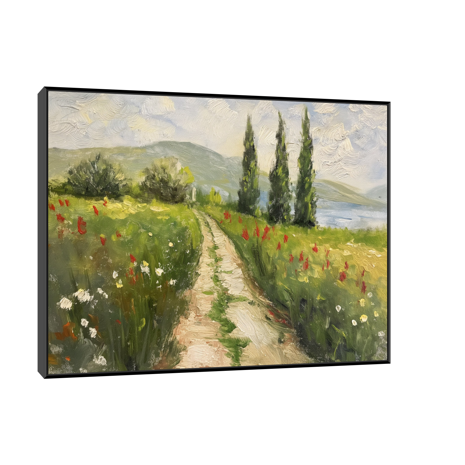 Umetnička slika ​Seoski put na platnu - NS Canvas Shop