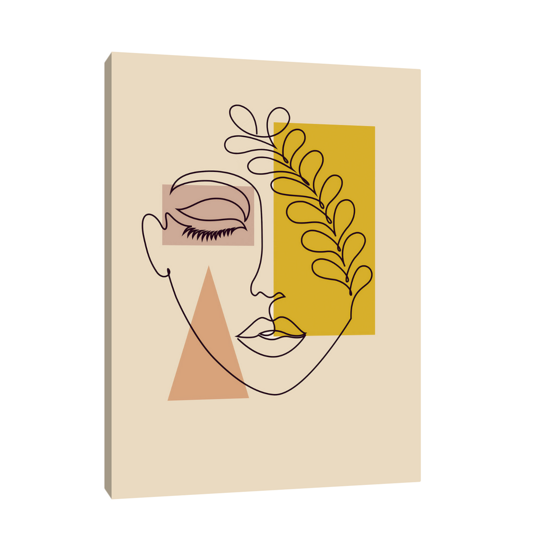 Umetnička slika ​Skriveni Lik na platnu - NS Canvas Shop