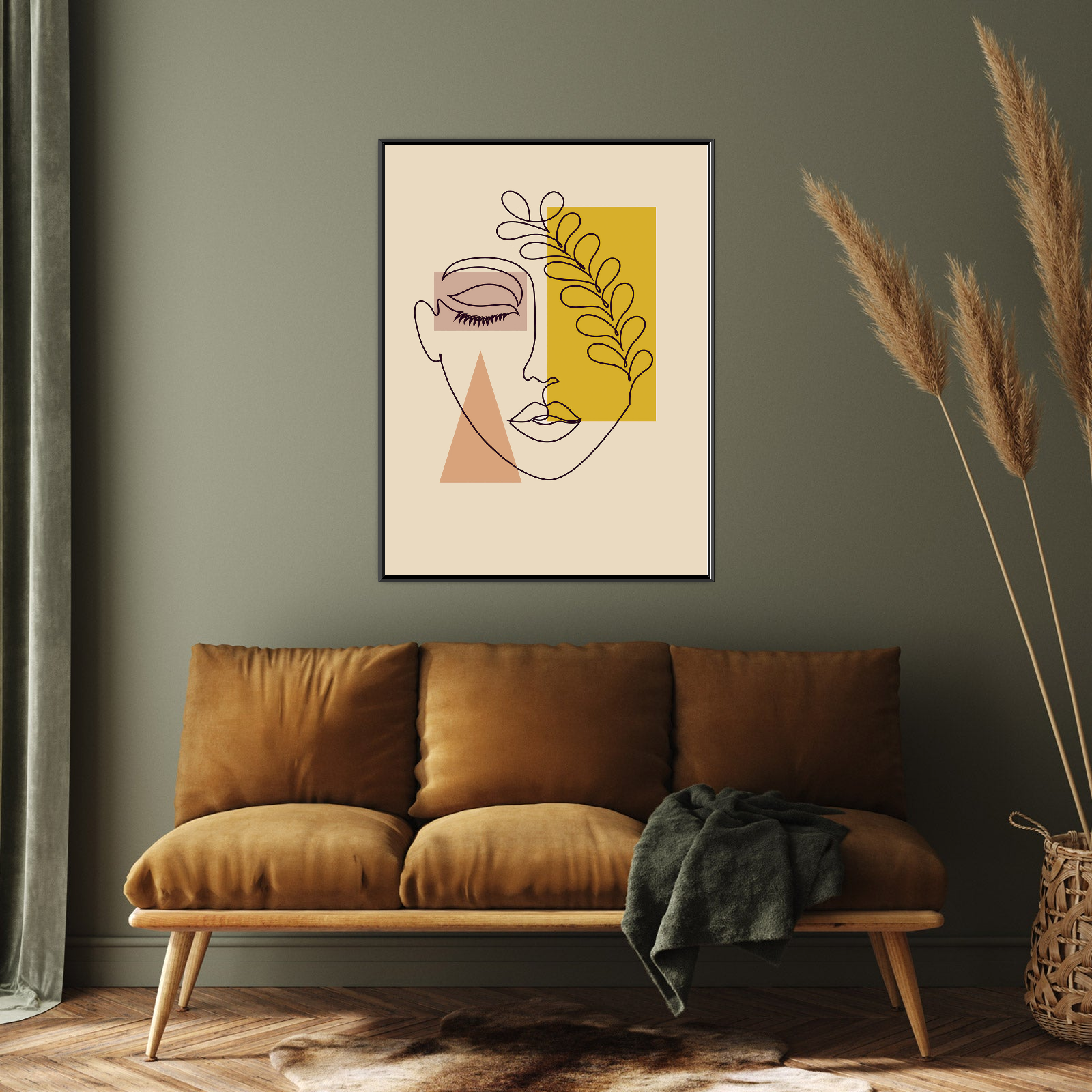 Umetnička slika ​Skriveni Lik na platnu - NS Canvas Shop