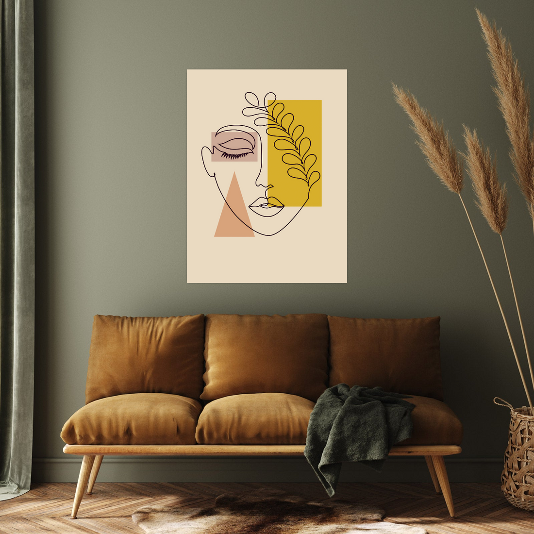 Umetnička slika ​Skriveni Lik na platnu - NS Canvas Shop