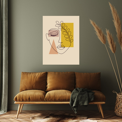 Umetnička slika ​Skriveni Lik na platnu - NS Canvas Shop