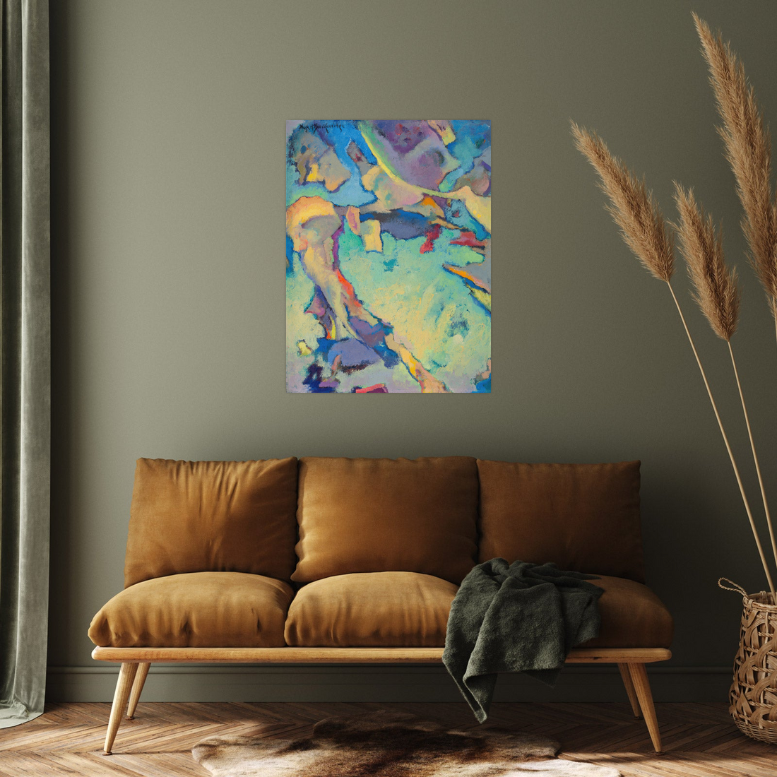 Umetnička slika ​Sky Drama, Hugh Henry Breckenridge na platnu - NS Canvas Shop