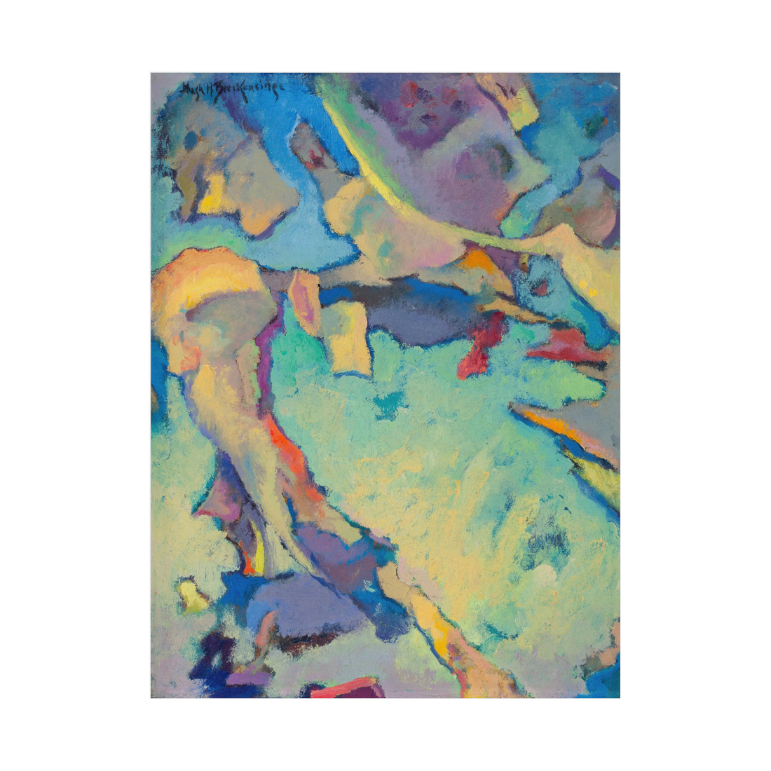 Umetnička slika ​Sky Drama, Hugh Henry Breckenridge na platnu - NS Canvas Shop