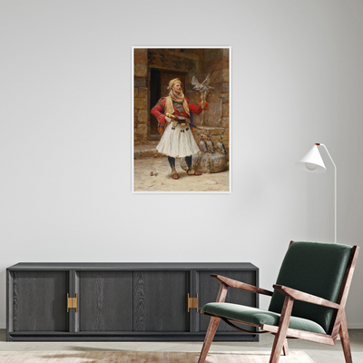 Umetnička slika ​Sokolar, Paja Jovanović na platnu - NS Canvas Shop