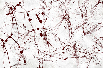 Umetnička slika ​Splash dark red na platnu - NS Canvas Shop