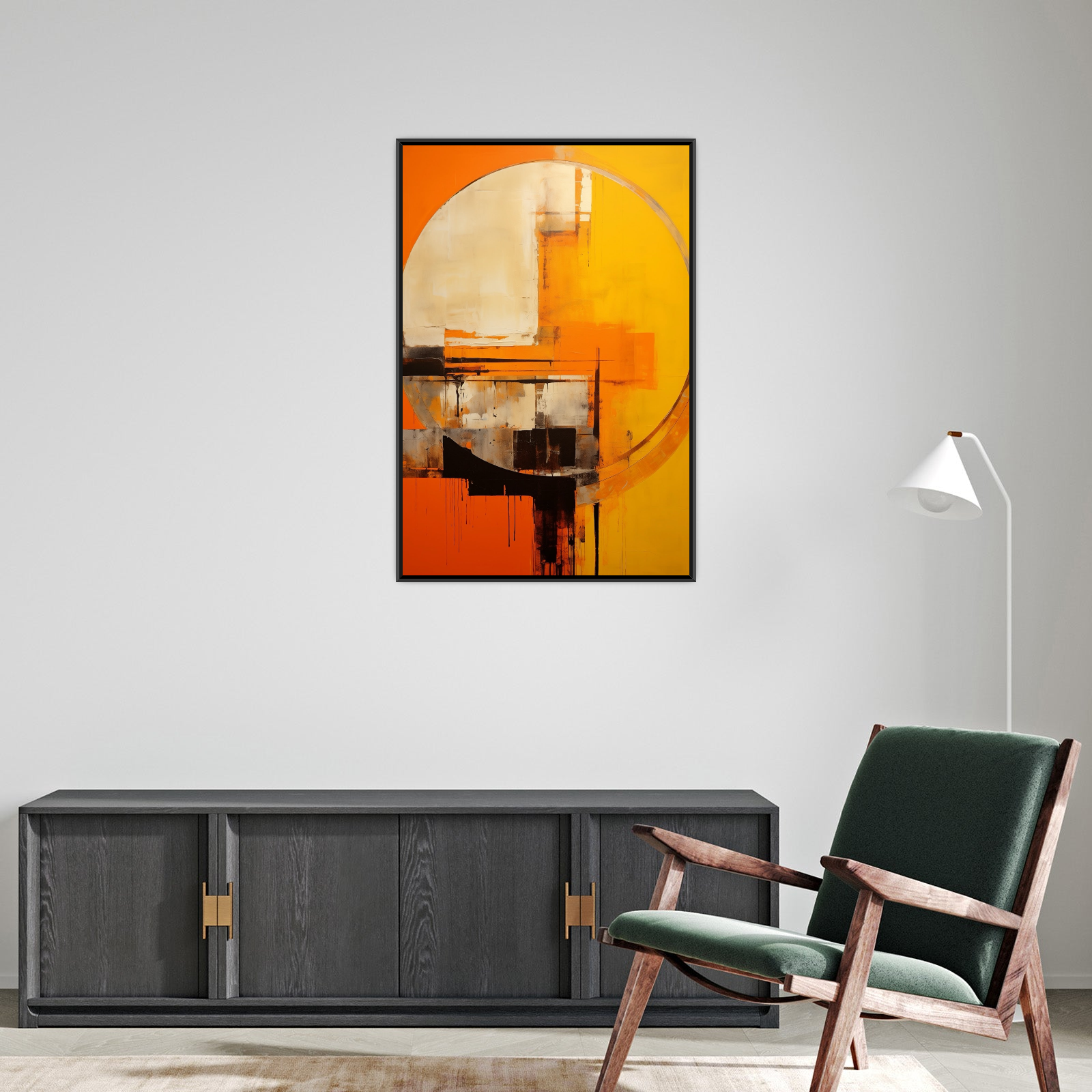 Umetnička slika ​Spokojstvo u haosu 2 na platnu - NS Canvas Shop