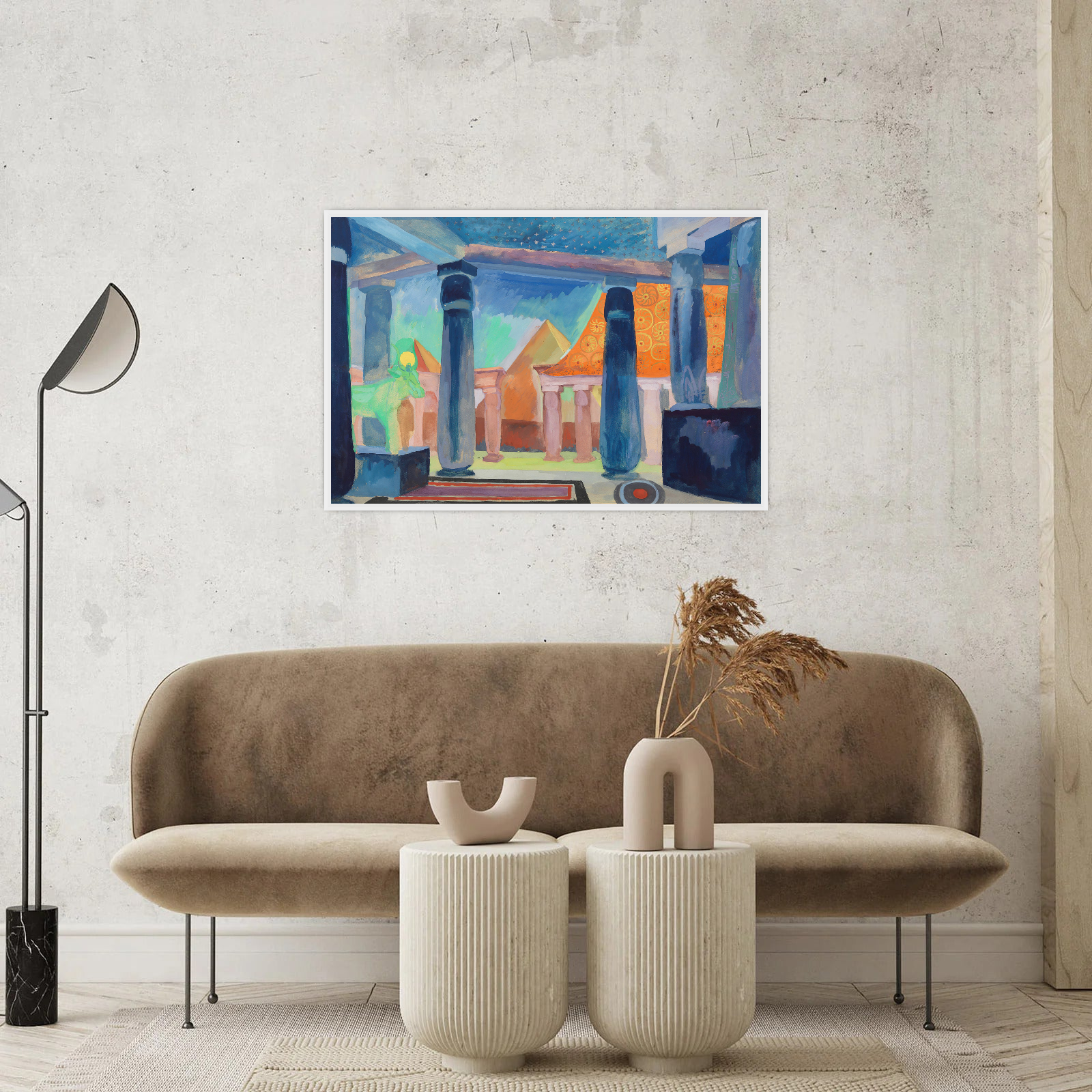 Umetnička slika ​Stage Design for Cleopatra Object, Robert Delaunay na platnu - NS Canvas Shop