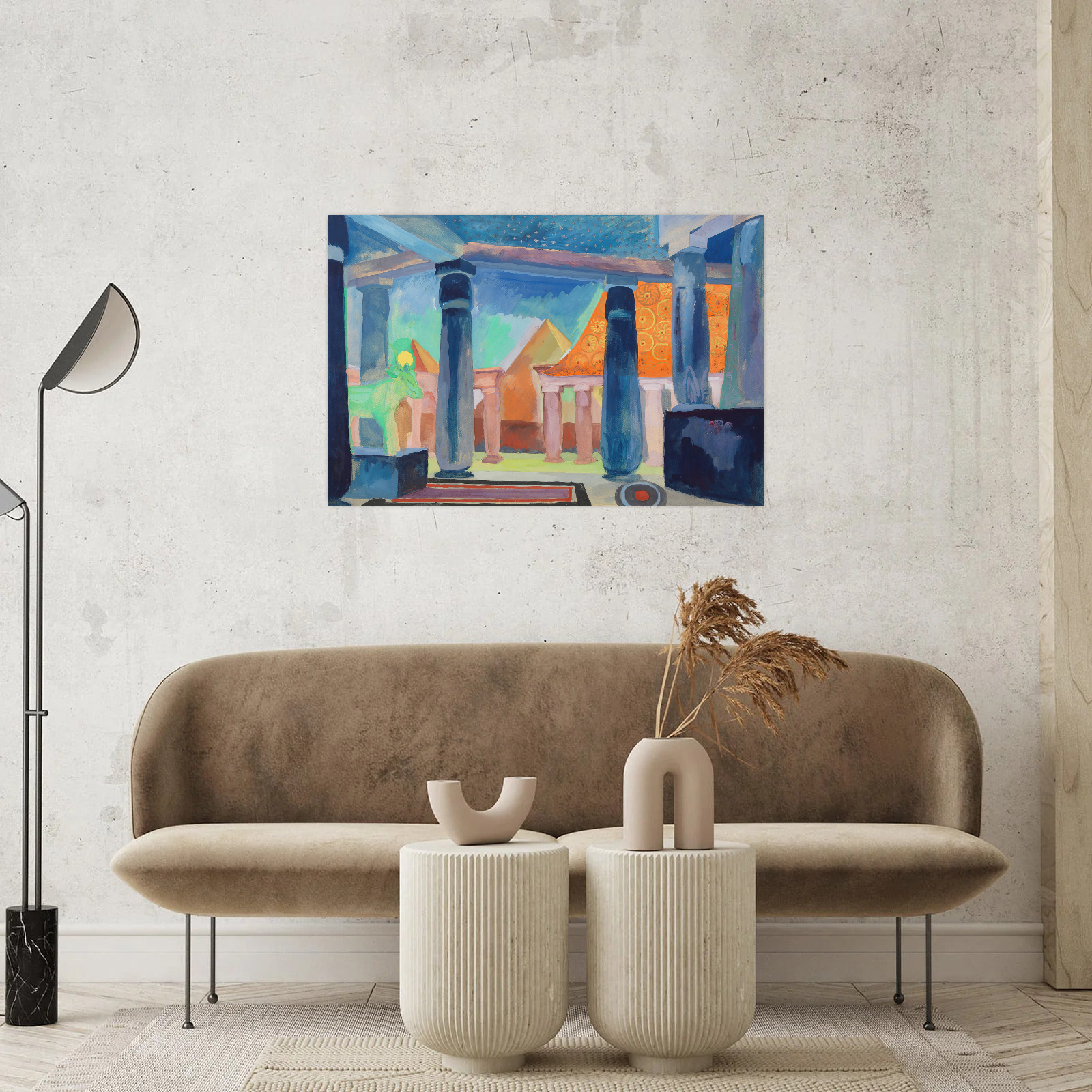 Umetnička slika ​Stage Design for Cleopatra Object, Robert Delaunay na platnu - NS Canvas Shop