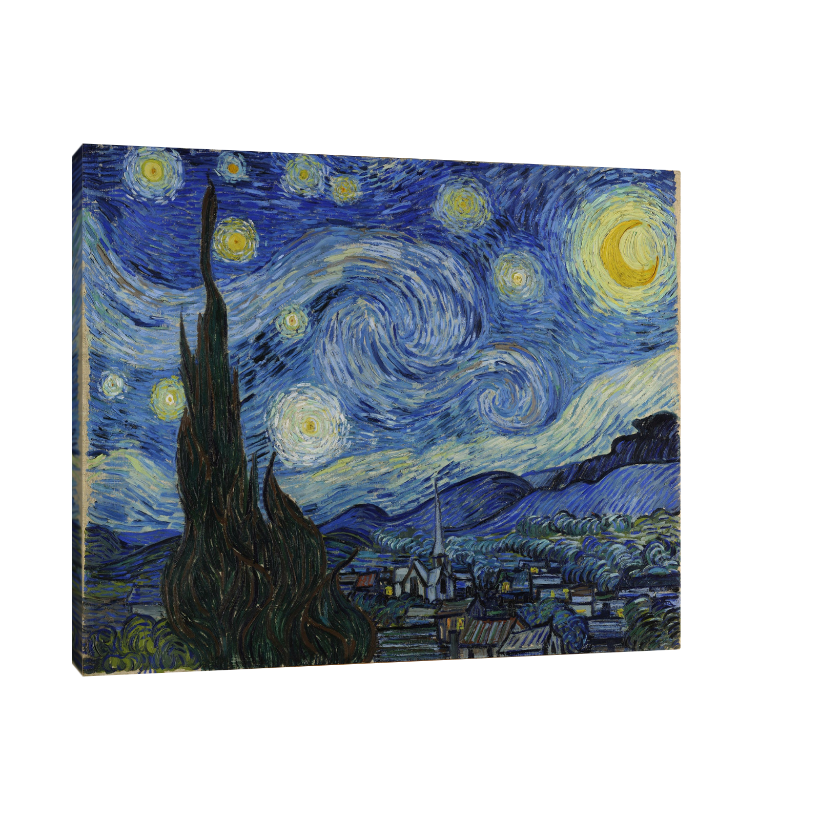 Umetnička slika ​Starry Night, Vincent van Gogh na platnu - NS Canvas Shop