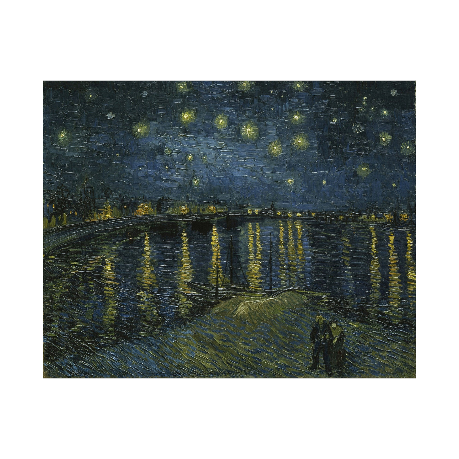 Umetnička slika ​Starry Night, Vincent van Gogh na platnu - NS Canvas Shop