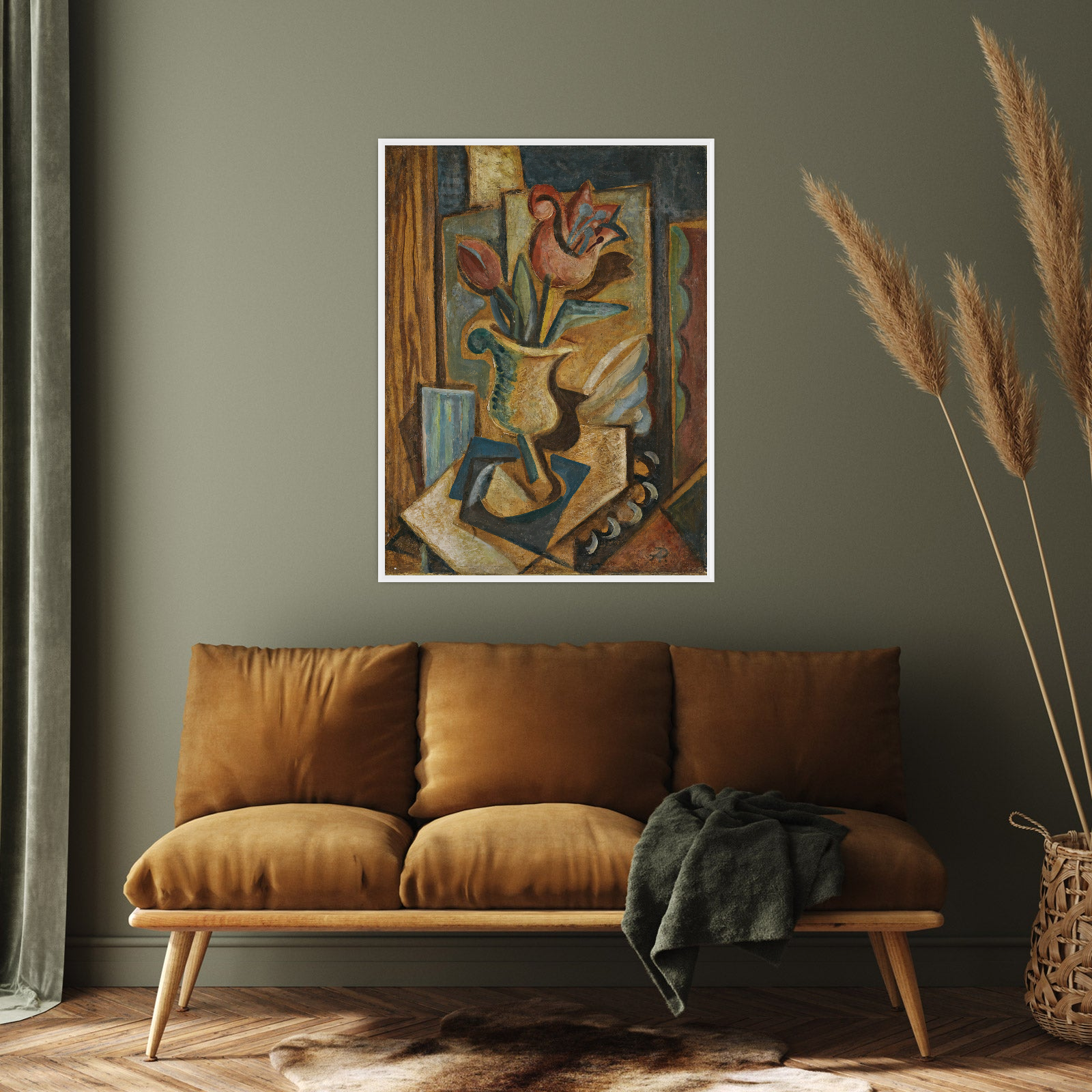 Umetnička slika ​Still Life With Tulips, Antonin Procházka na platnu - NS Canvas Shop