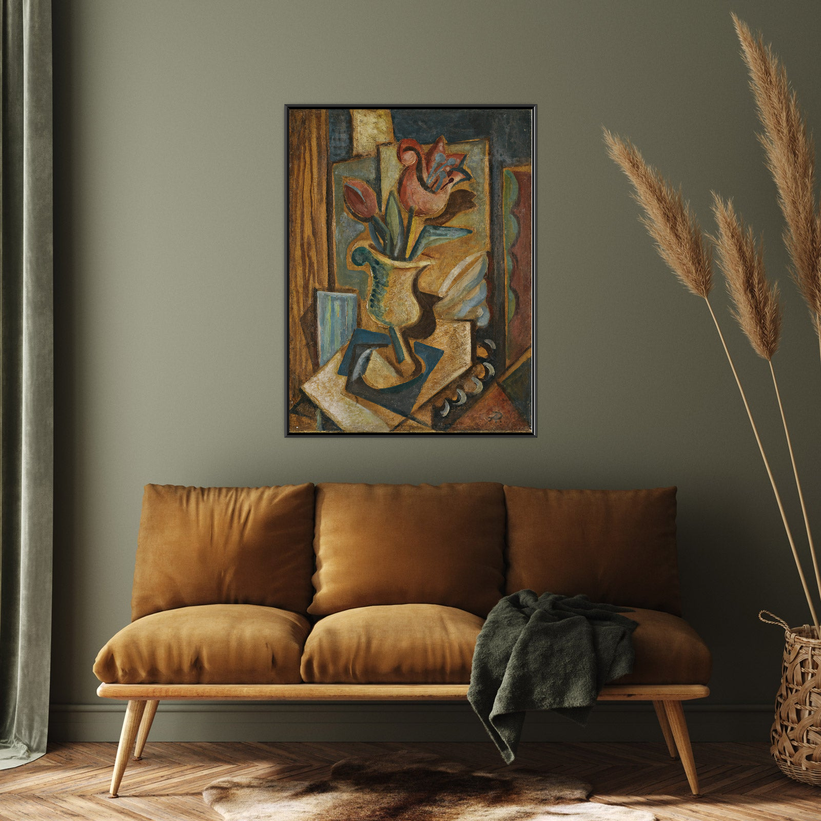 Umetnička slika ​Still Life With Tulips, Antonin Procházka na platnu - NS Canvas Shop