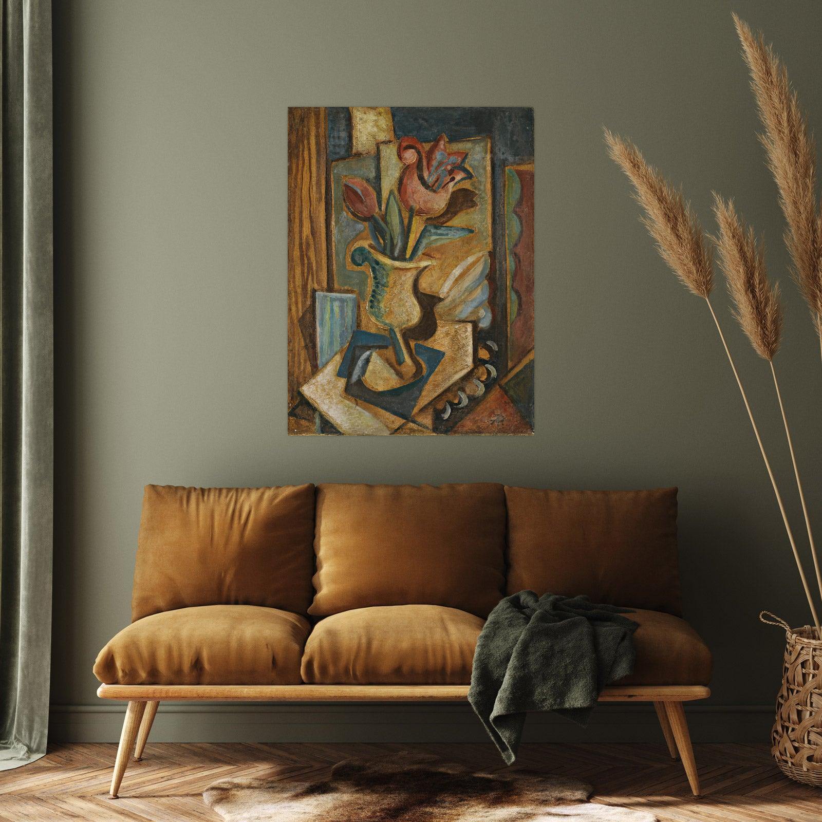 Umetnička slika ​Still Life With Tulips, Antonin Procházka na platnu - NS Canvas Shop